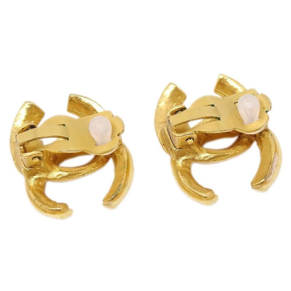 Chanel CC Clip-On Earrings Gold 00T 126438 - Picture 3 of 8